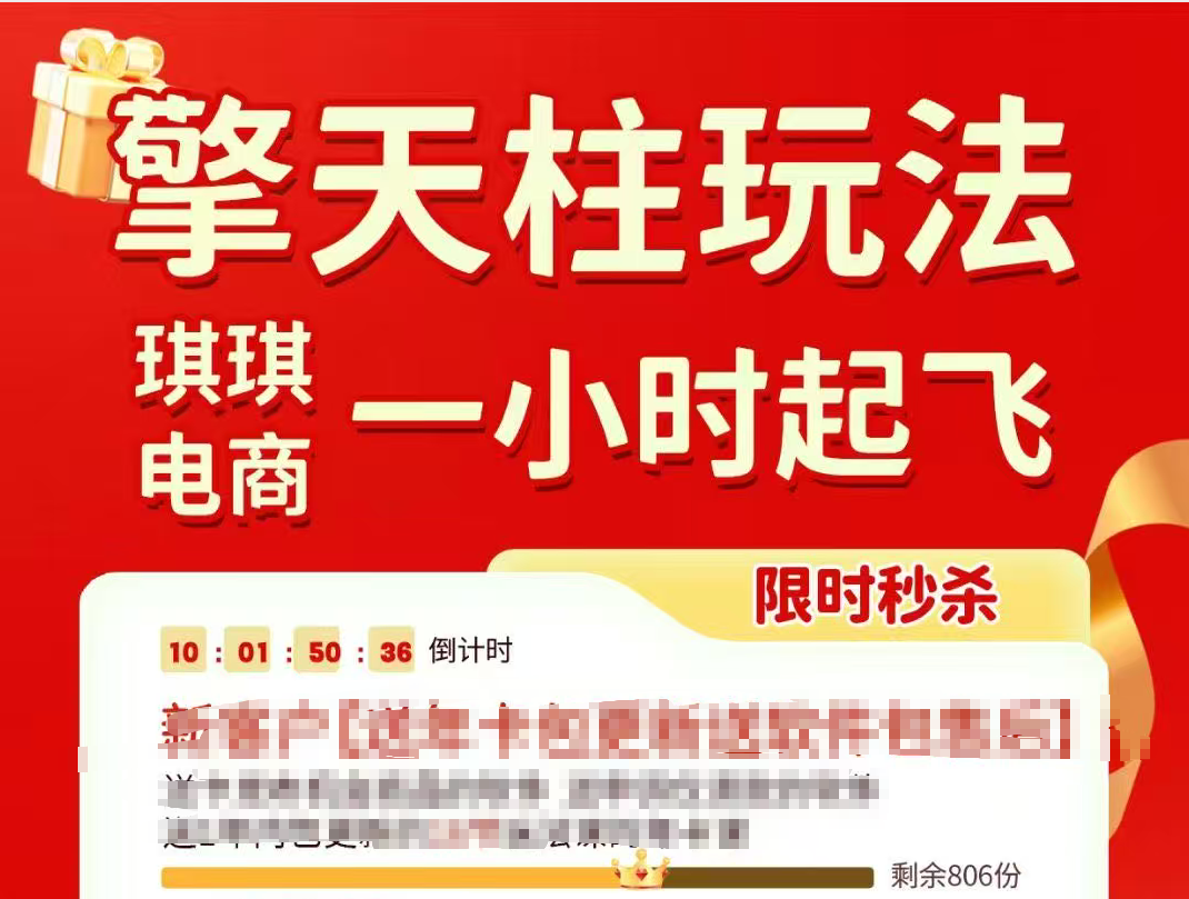 【琪琪电商:拼多多擎天柱玩法2025年10月】2节-惠声网赚