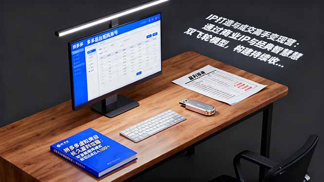 IP打造与成交高手变现营:通过商业IP+经典智慧双飞轮模型 构建持续收钱系统-惠声网赚