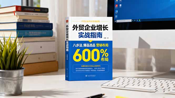 外贸企业增长实战指南，八步法、爆品选品、营销布局，业绩增长300%-惠声网赚