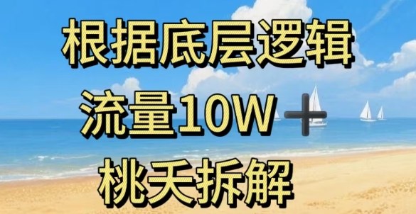 据底层逻辑，流量10W+，以安全知识科普为例-惠声网赚