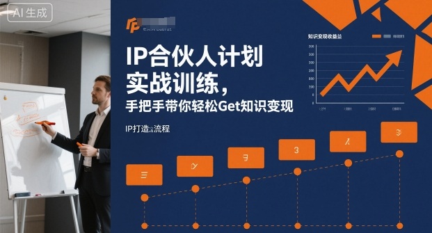 IP合伙人计划实战训练，手把手带你轻松Get知识变现-惠声网赚