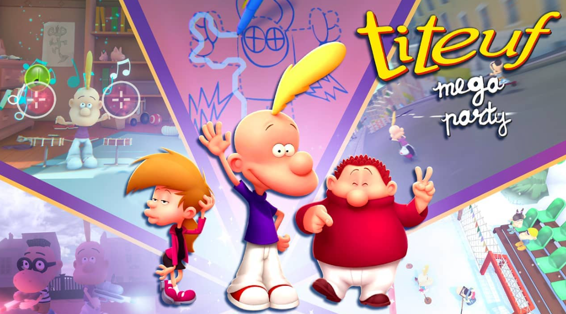 《坏小子迪德夫大派对 Titeuf Mega Party》Switch英文版NSP下载 – 含1.2.0补丁-惠声网赚