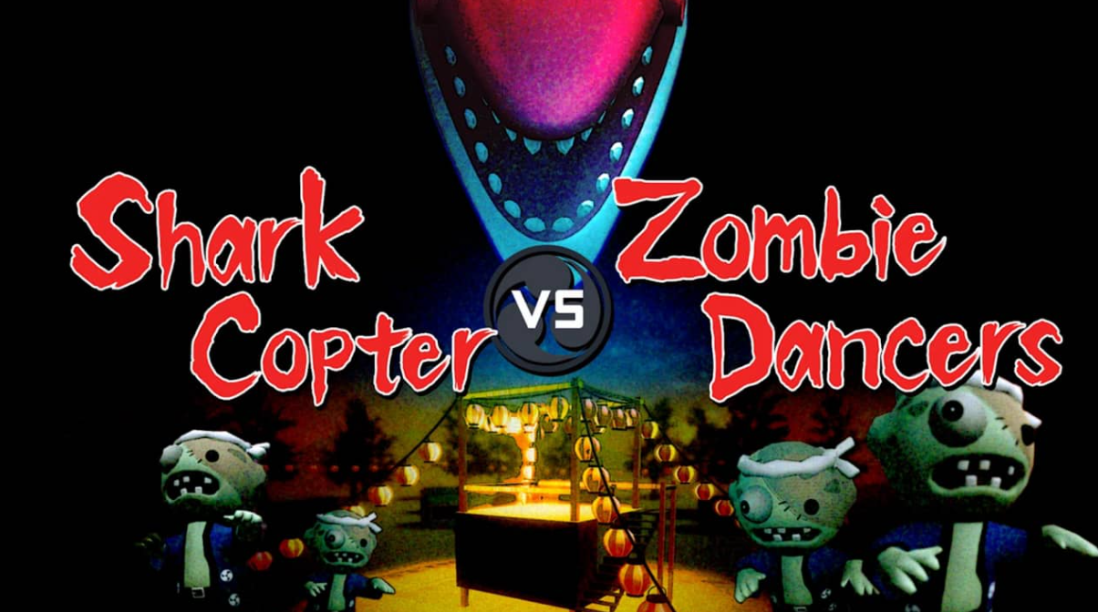 《鲨鱼直升机VS霹雳舞僵尸 Shark Copter vs Zombie Dancers》Switch英文版NSZ下载-惠声网赚