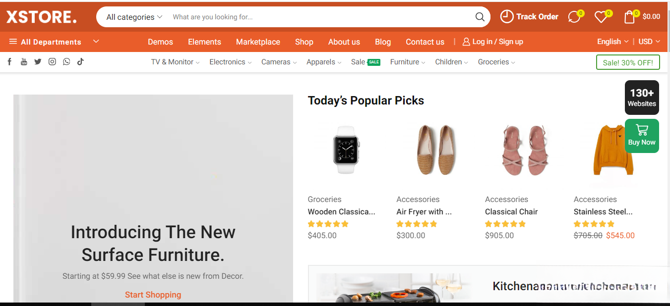 WordPress主题–Xstore v9.5.1 Woocommerce主题 破解版下载-惠声网赚