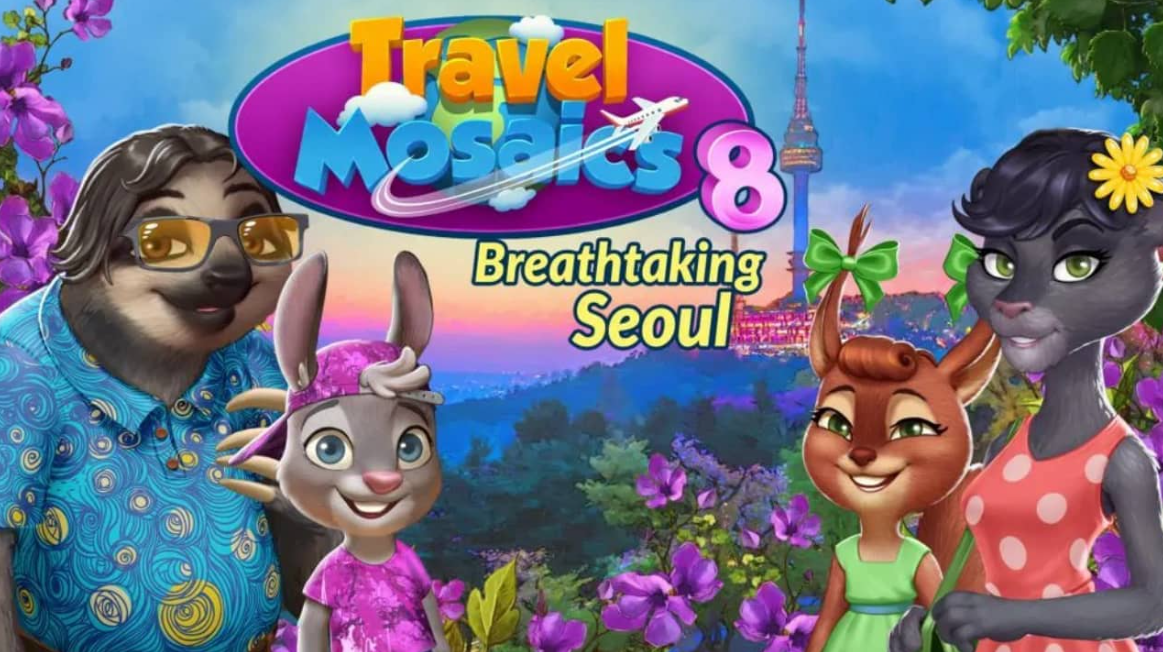 《旅行马赛克8：惊人首尔 Travel Mosaics 8: Breathtaking Seoul》Switch英文版NSP下载-惠声网赚