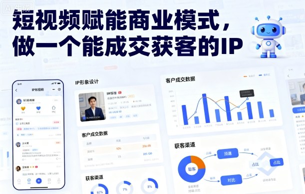短视频赋能商业模式，做一个能成交获客的IP(更新)-惠声网赚