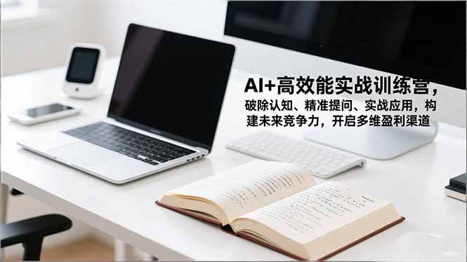 AI+高效能实战训练营，破除认知、精准提问、实战应用，构建未来竞争力，开启多维盈利渠道-惠声网赚