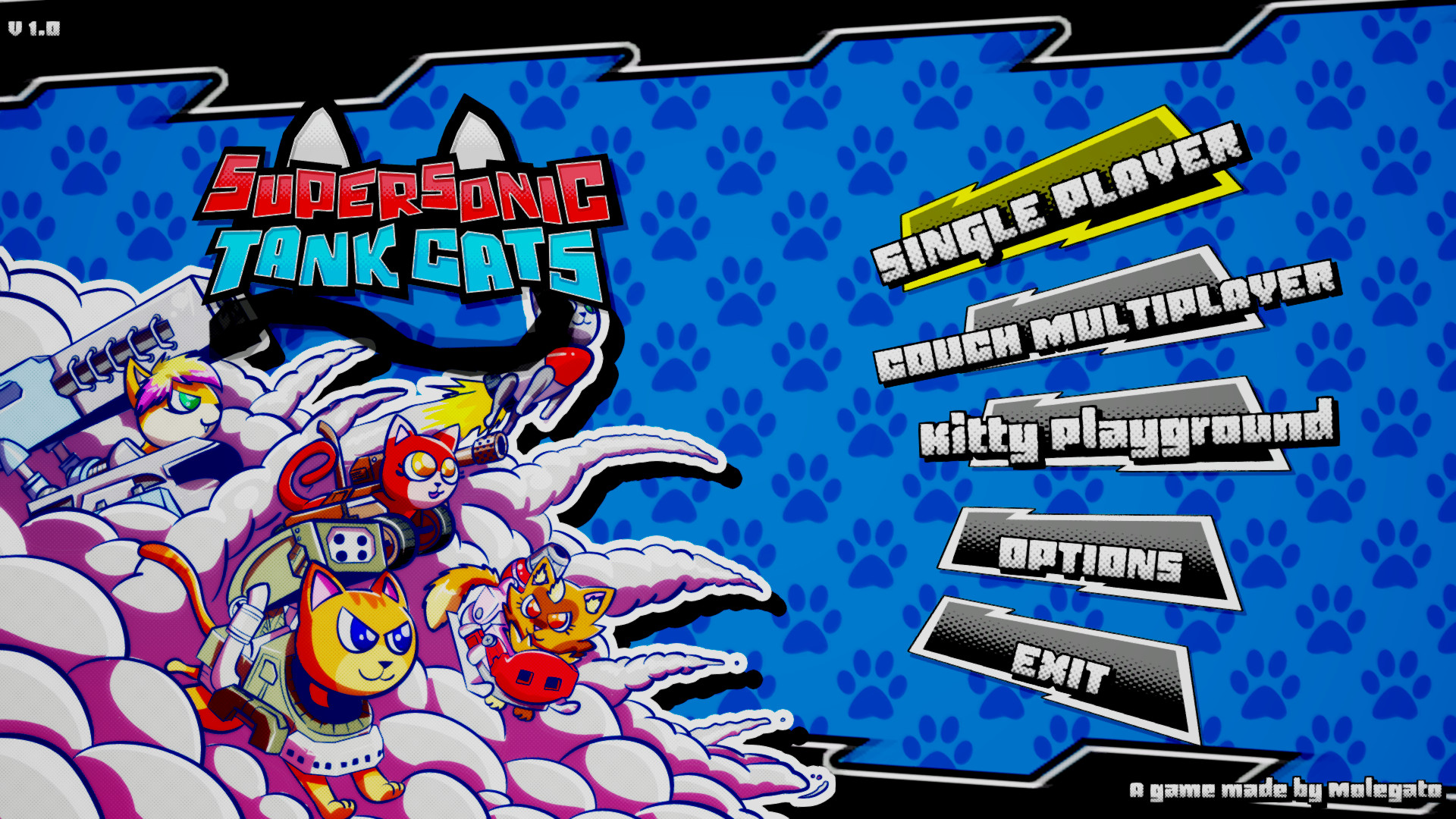 《超音速坦克猫 Supersonic Tank Cats》Switch英文版NSP下载-惠声网赚