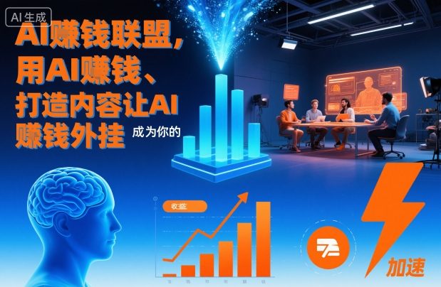 AI賺钱联盟，用AI賺钱、打造内容让AI成为你的賺钱外挂-惠声网赚
