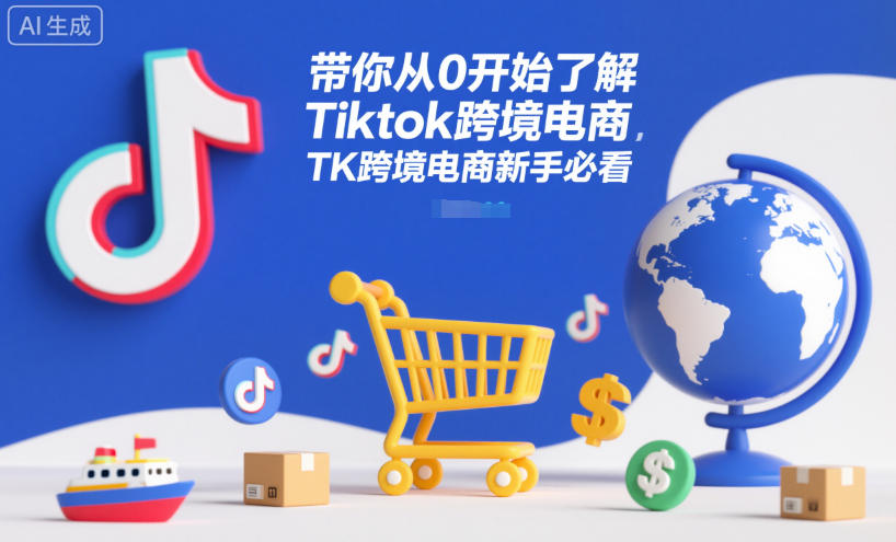 带你从0开始了解Tiktok跨境电商，TK跨境电商新手必看-惠声网赚