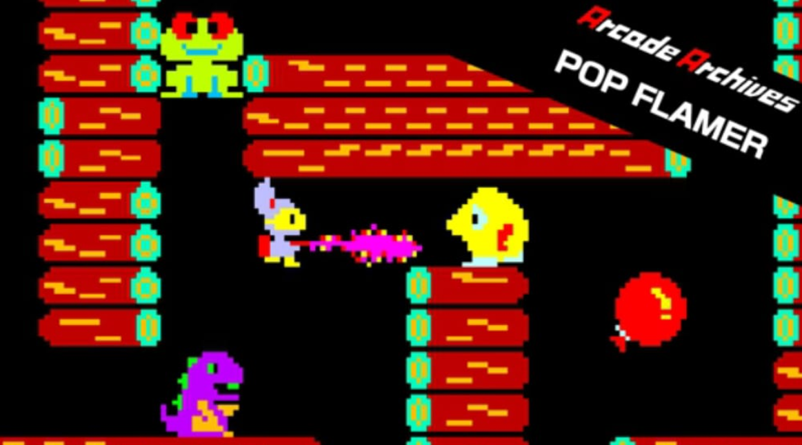 《街机：POP火焰 Arcade Archives POP FLAMER》Switch英文版NSP下载-惠声网赚