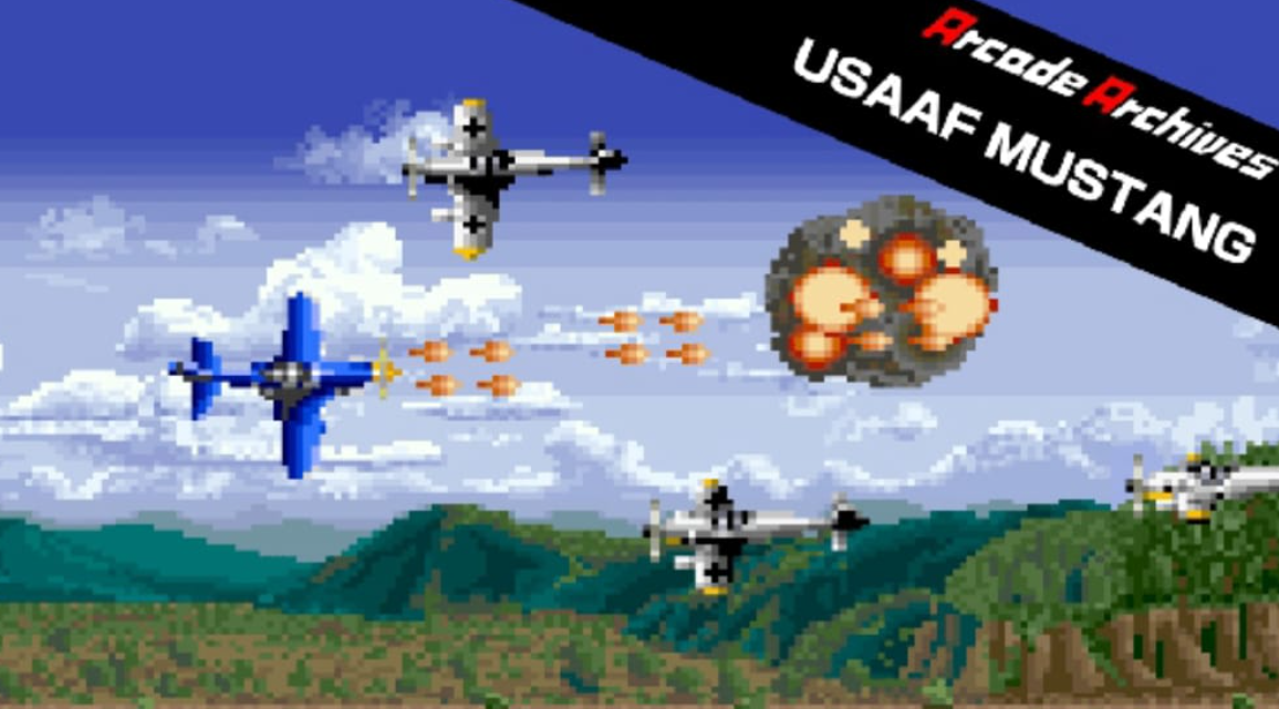 《街机：野马战机 Arcade Archives USAAF MUSTANG》Switch英文版NSP下载-惠声网赚
