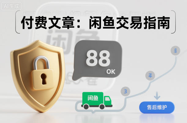 付费文章：闲鱼交易指南，怎么才能降低被坑被马扁的概率-惠声网赚