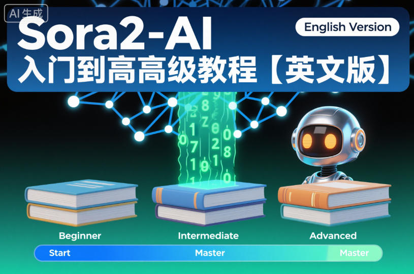 Sora2-AI入门到高级教程【英文版】-惠声网赚