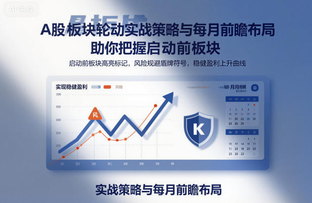A股板块轮动实战策略与每月前瞻布局，助你把握启动前板块，规避风险，实现稳健盈利-惠声网赚