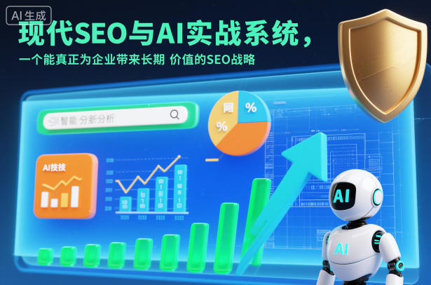 现代SEO与AI实战系统，一个能真正为企业带来长期价值的SEO战略(英语+中文字幕)-惠声网赚