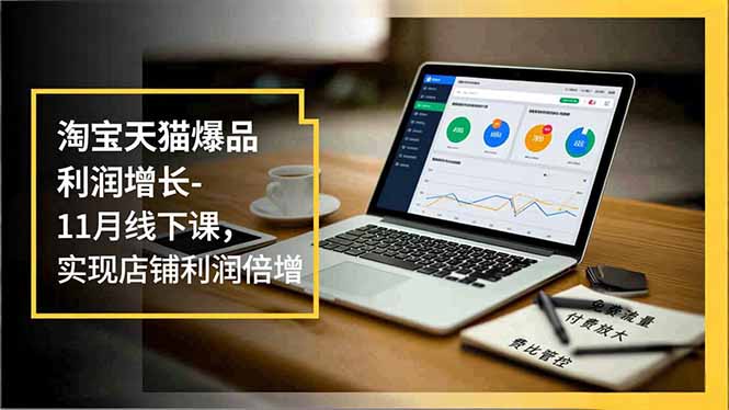 淘宝天猫爆品利润增长-11月线下课，免费流量、付费放大、费比管控，实现店铺利润倍增-惠声网赚