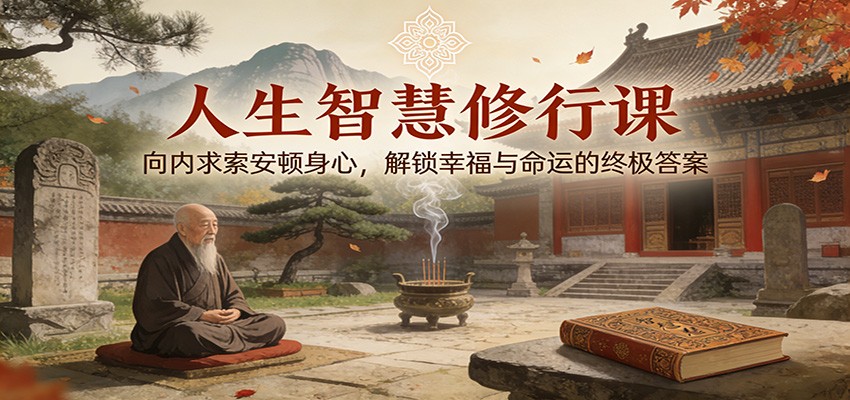 人生智慧修行课：向内求索安顿身心，解锁幸福与命运的终极答案-惠声网赚