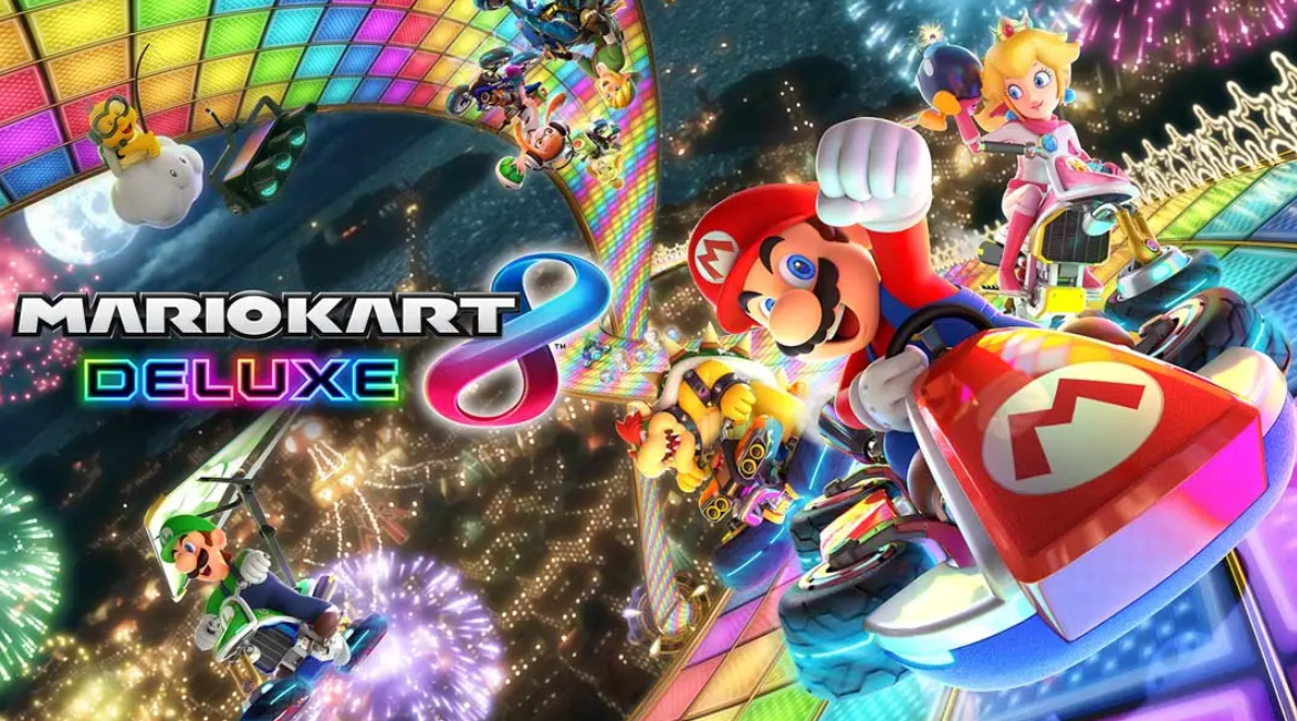 《马里奥赛车8豪华版 Mario Kart 8 Deluxe》Switch中文版NSP下载 – 含3.0.5补丁+1DLC-惠声网赚