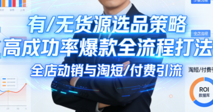 子鹏讲电商·淘宝私家班(更新2026)-惠声资源站