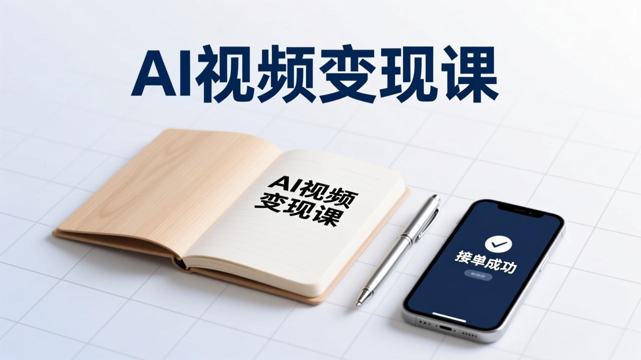 AI视频变现课，学完即可创作短片、接商单，实现副业增收，单项目报价可达千元-惠声资源站