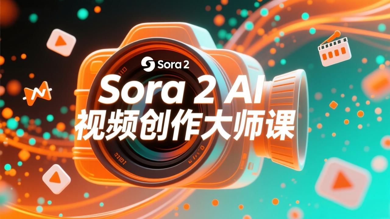 如何利用Sora 2创建流行AI人工智能视频大师班教程：掌握创作全流程，产出百万播放内容-惠声资源站