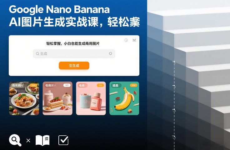 Google Nano Banana AI图片生成实战课，轻松掌握，小白也能生成商用图片-惠声资源站