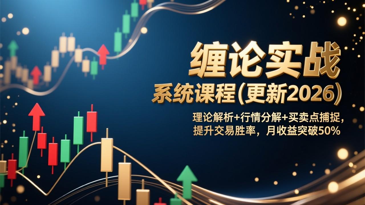 缠论实战系统课程(更新2026-惠声资源站