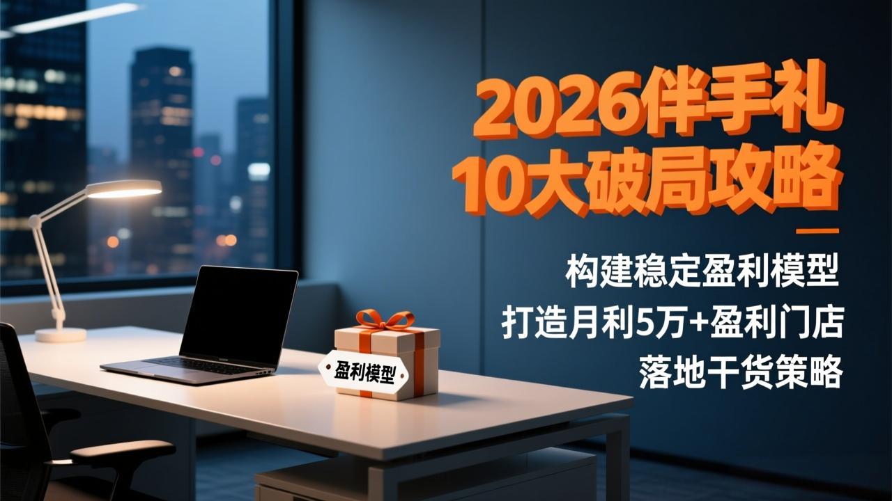 2026伴手礼10大破局攻略：构建稳定盈利模型，打造月利5万+盈利门店，落地干货策略-惠声资源站