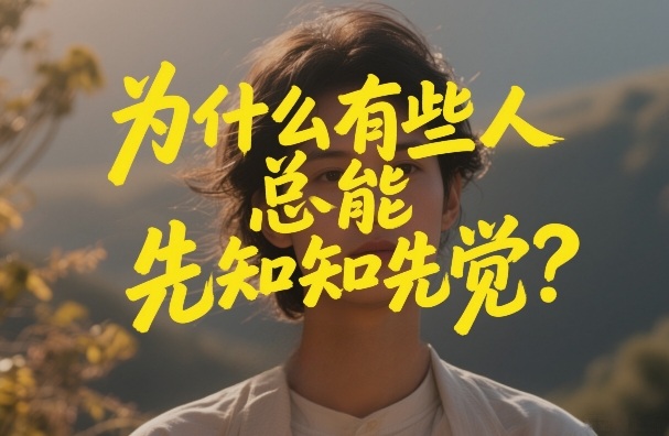 付费文章：为什么有些人总能先知先觉？-惠声资源站