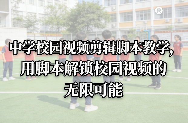 中学校园视频剪辑脚本教学，用脚本解锁校园视频的无限可能-惠声资源站