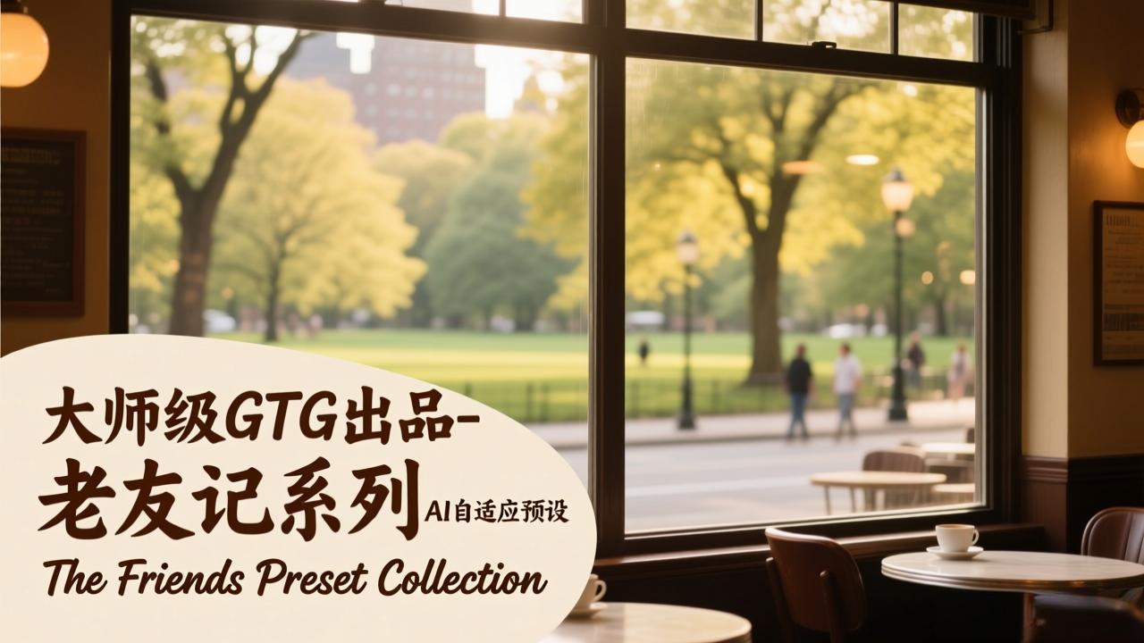 大师级GTG出品-老友记系列AI自适应预设The Friends Preset Collection-惠声资源站