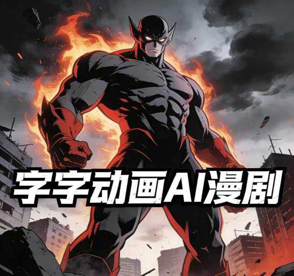 字字动画AI漫剧2026年第1期系统课程，小白看完就能学会实操的漫剧课，单人月收1-3W-惠声资源站