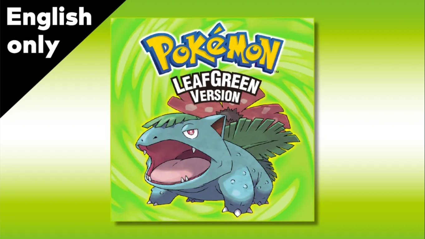 【美版】宝可梦叶绿 .Pokemon LeafGreen 中文汉化-惠声资源站