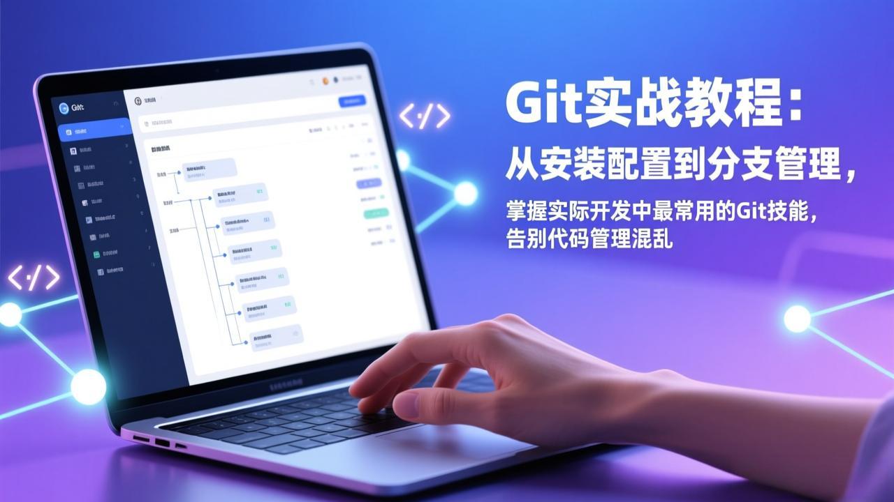 Git实战教程：从安装配置到分支管理，掌握实际开发中最常用的Git技能，告别代码管理混乱-惠声资源站