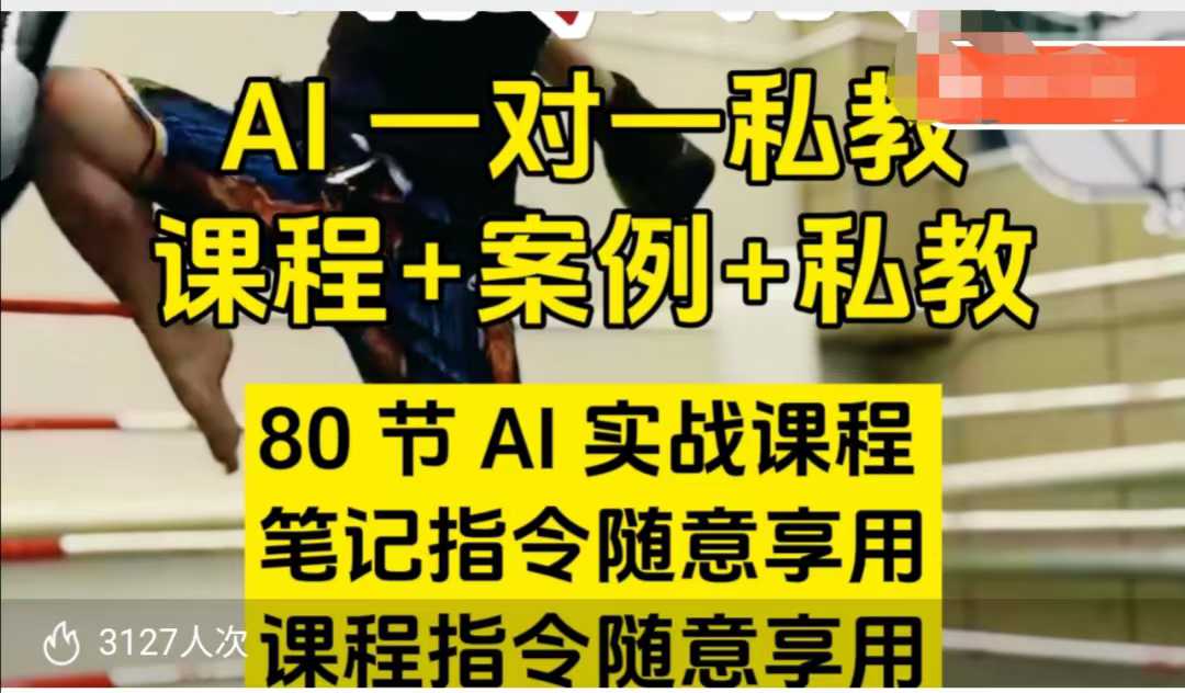 AI指令实战课，课程+案例，80节AI实战课程，笔记指令随意享用，课程指令随意享用(更新26年3月)-惠声资源站