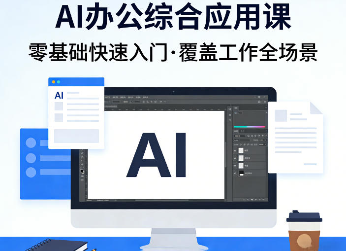 AI办公综合应用课，零基础快速入门，覆盖了工作中各种应用场景-惠声资源站