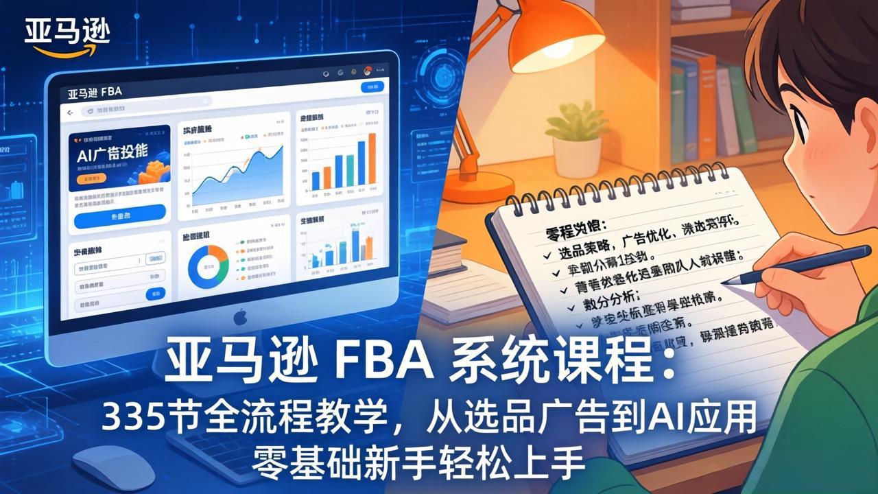 亚马逊 FBA 系统课程(更新26年3月-惠声资源站