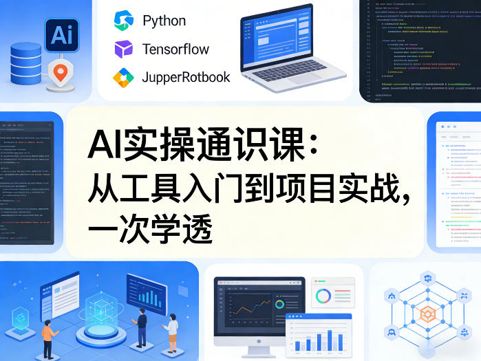 AI实操通识课，从工具入门到项目实战，一次学透-惠声资源站