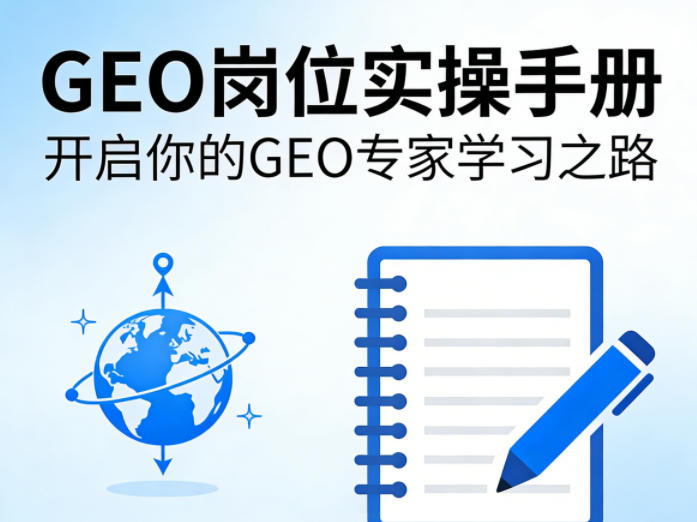 GEO岗位实操手册，开启你的GE0专家学习之路-惠声资源站