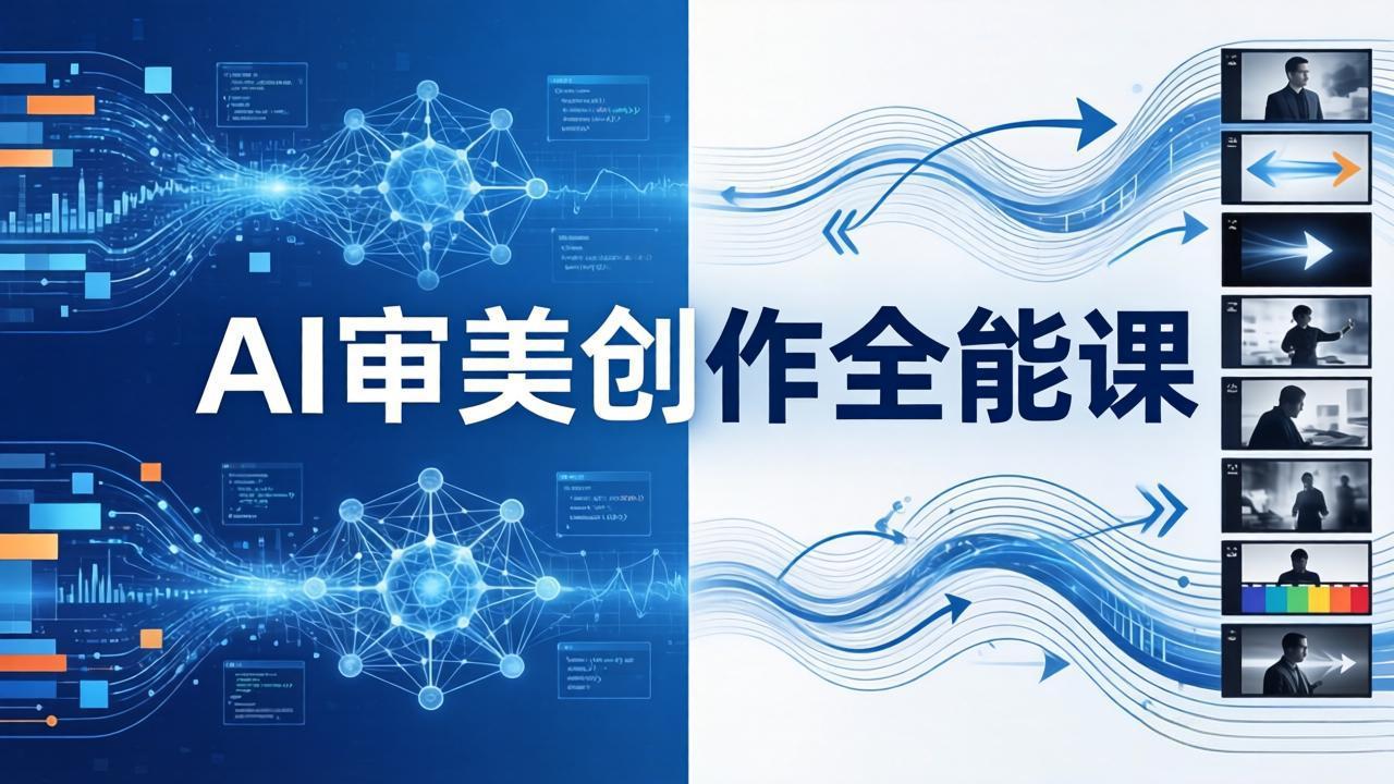 AI审美创作全能课：MJ+Seedance+模型训练+影视分镜+编剧，一站式掌握AI艺术创作-惠声资源站