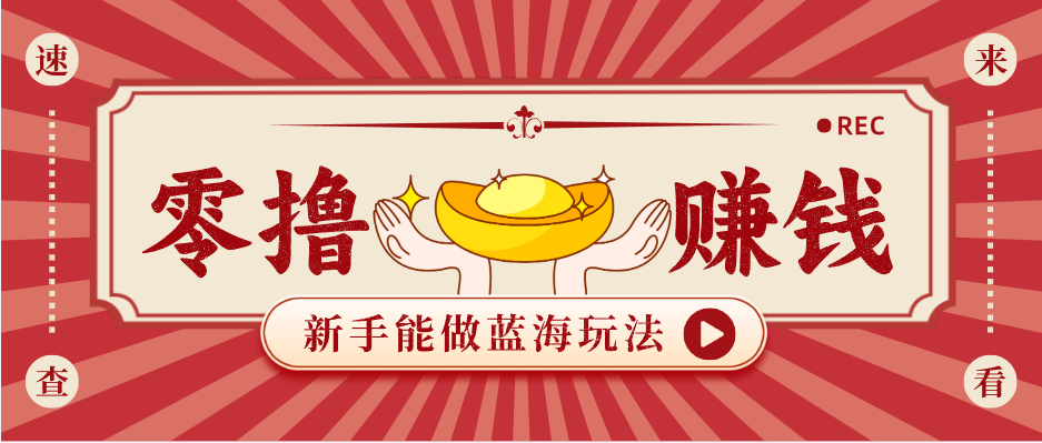 新手也能变现的蓝海玩法，一个人人能做的项目，需求量极大日入300+！-惠声资源站