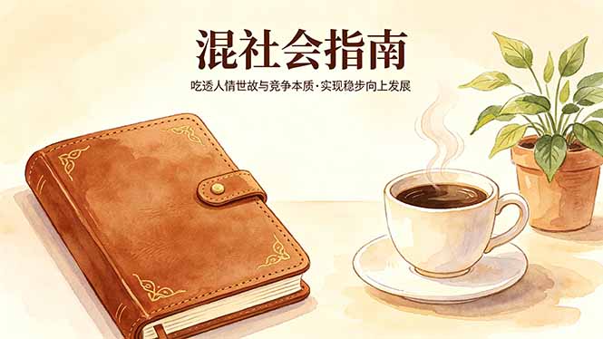 付费文章：混社会指南，吃透人情世故与竞争本质，实现稳步向上发展-惠声资源站