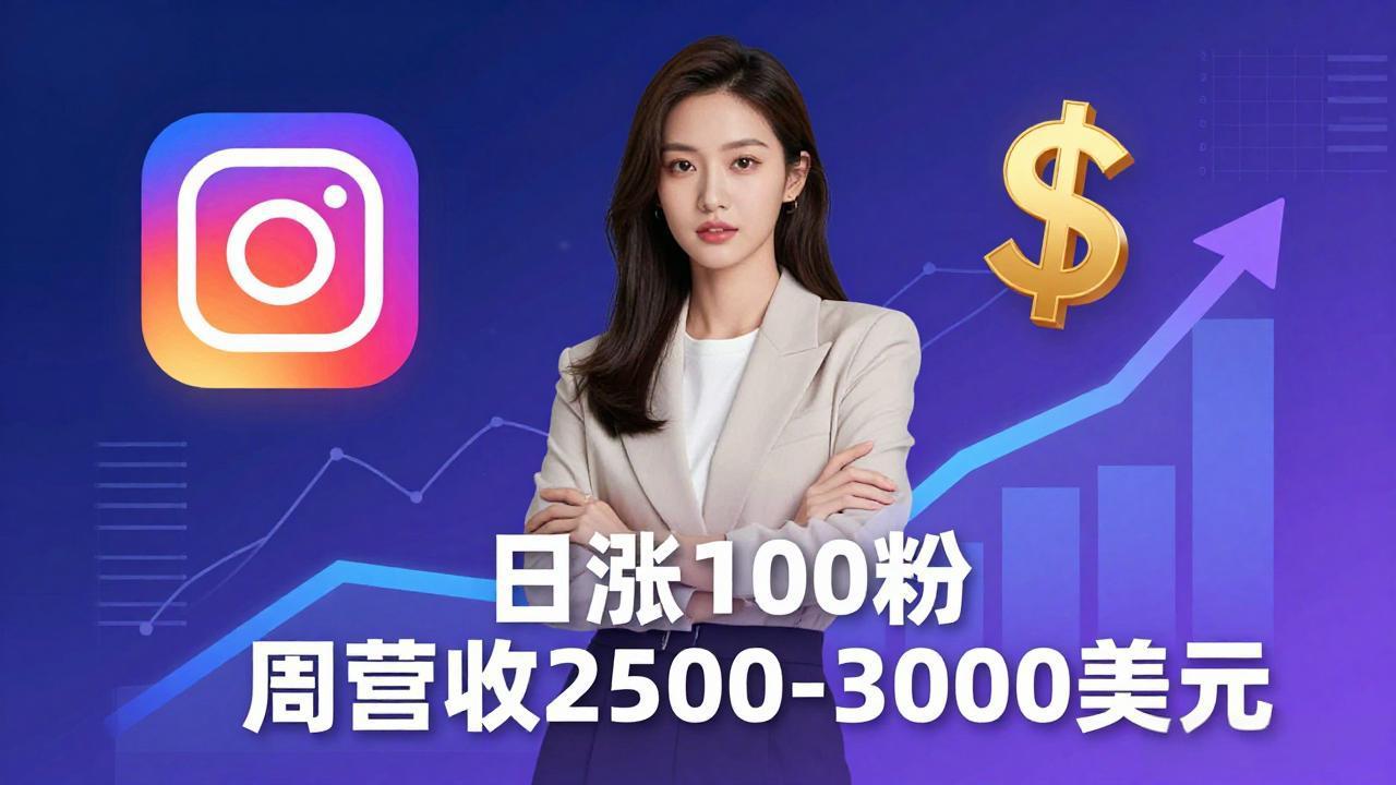 想做数字产品？Sheri亲授：日涨100粉、每周2500至3000美元的营收，Instagram躺着赚-惠声资源站