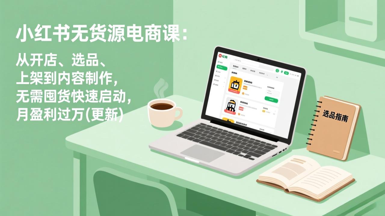 小红书无货源电商课(5月12更新-惠声资源站