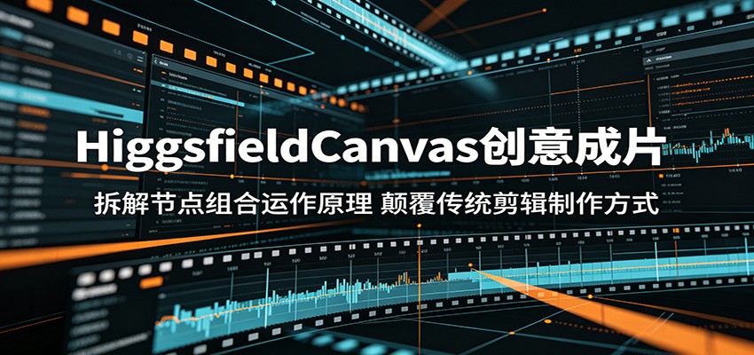 HiggsfieldCanvas创意成片：拆解节点组合运作原理，颠覆传统剪辑制作方式-惠声资源站