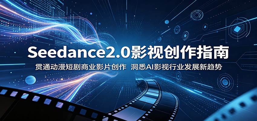 Seedance2.0影视创作指南：贯通动漫短剧商业影片创作，洞悉AI影视行业发展新趋势-惠声资源站