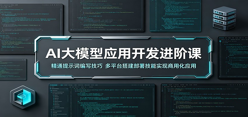 AI大模型应用开发进阶课：精通提示词编写技巧，多平台搭建部署技能实现商用化应用-惠声资源站