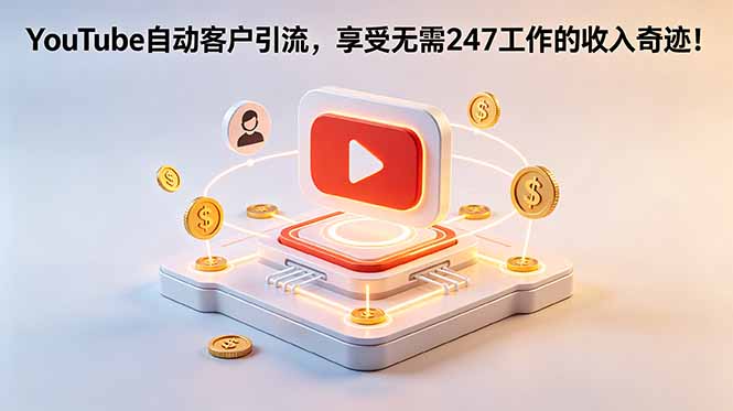 YouTube 自动客户引流，享受无需 247 工作的收入奇迹！【原创双语字幕】-惠声资源站