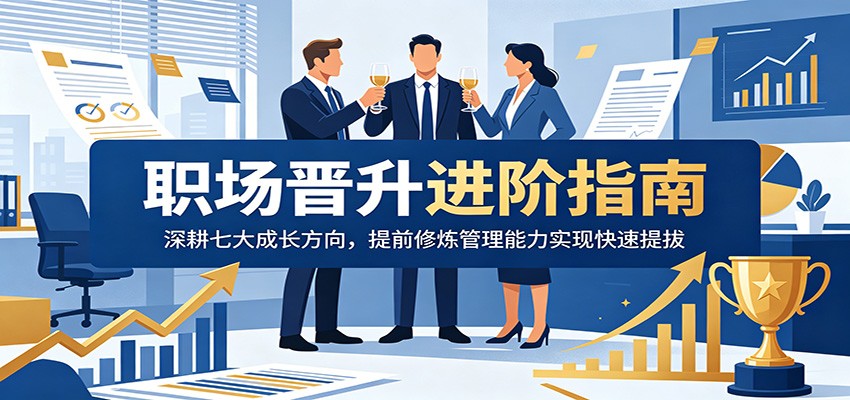 职场晋升进阶指南：深耕七大成长方向，提前修炼管理能力实现快速提拔-惠声资源站